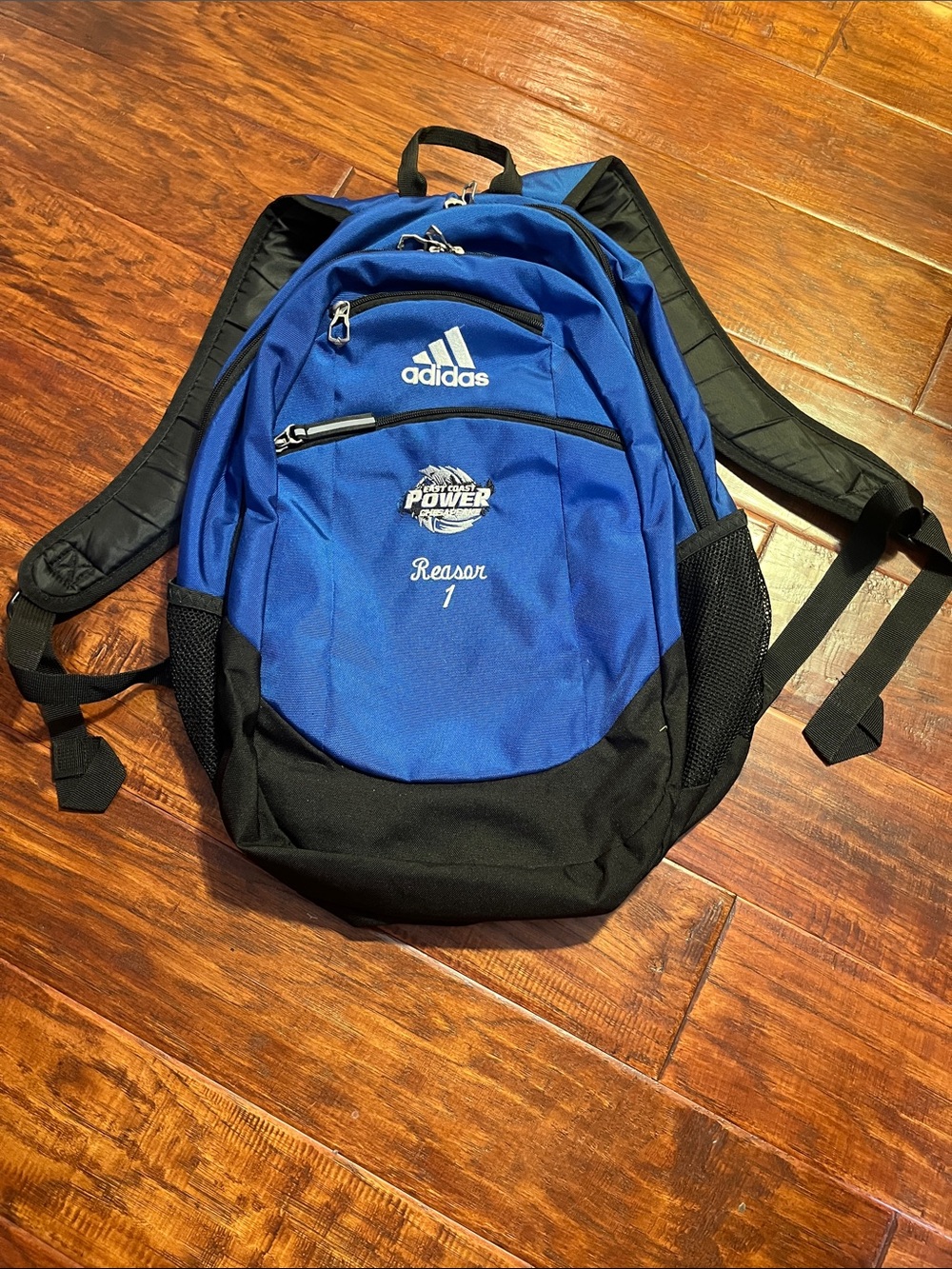 Adidas Striker Il Team Royal Blue & Black Multi-Pocket Backpack 2019.